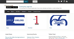 Desktop Screenshot of communitylegalaid.org